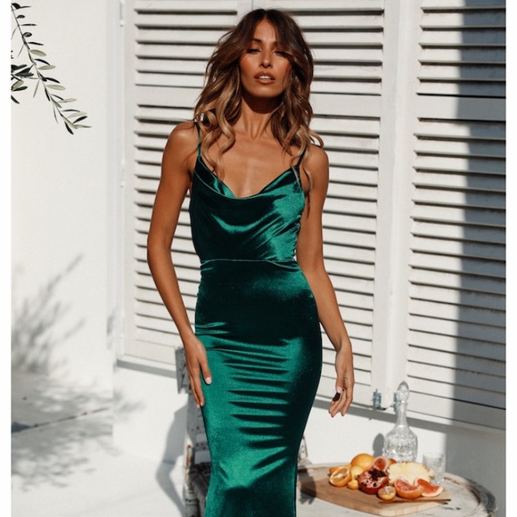 hello molly green dress